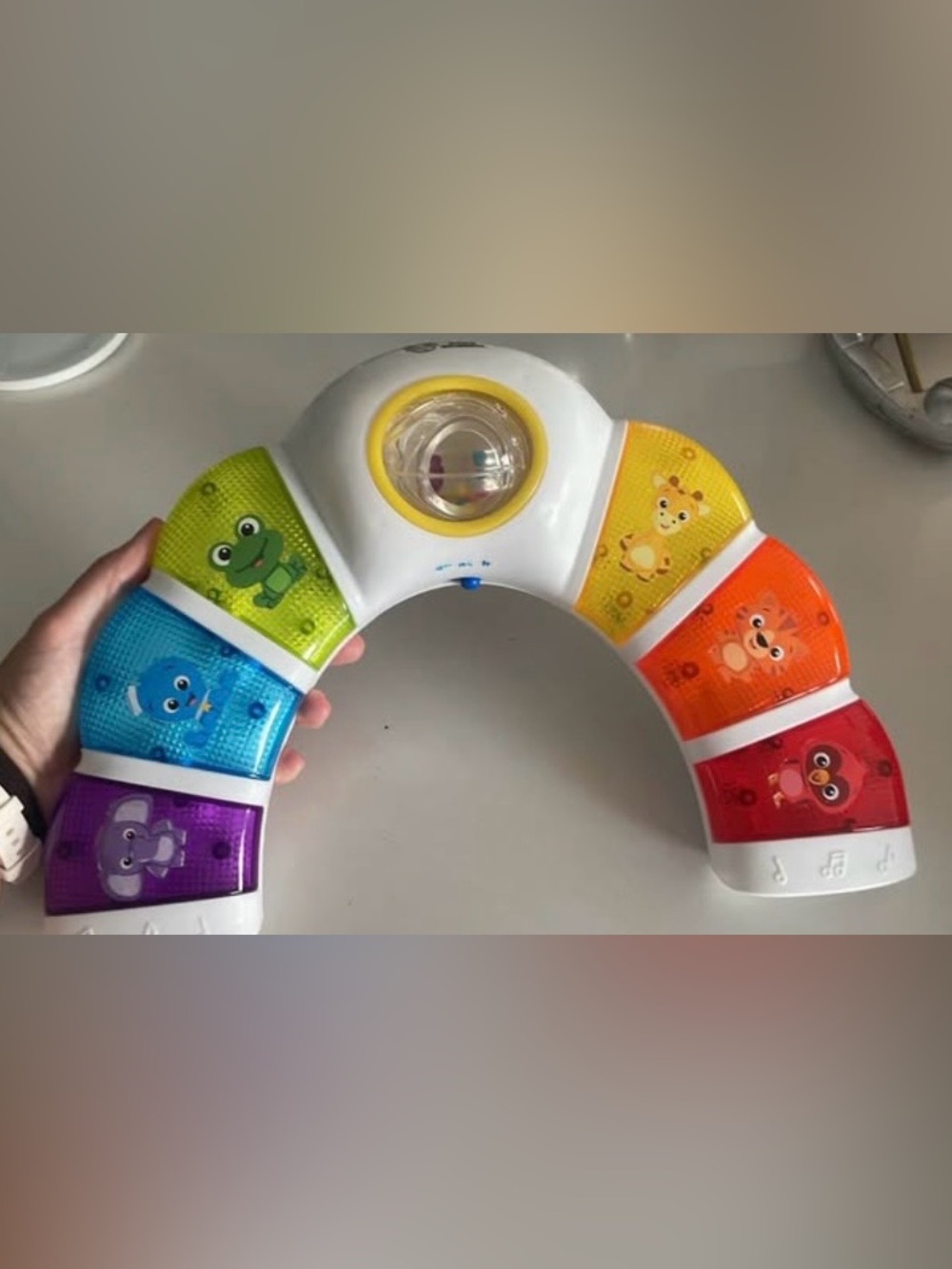 Baby Einstein Colorful Rainbow Sensory Music Toy - Multicolor